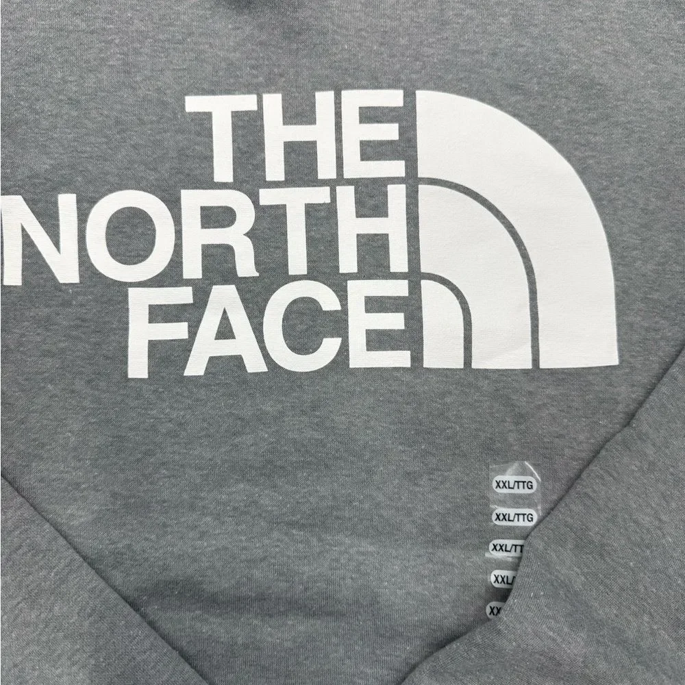 The North Face Hoodie Mens XXL Light Gray Pullover Sweatshirt NWOT Soft Casual